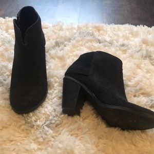 Black ankle booties